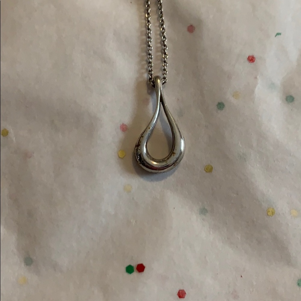 Tiffany Elsa Perreti Tear Drop Necklace